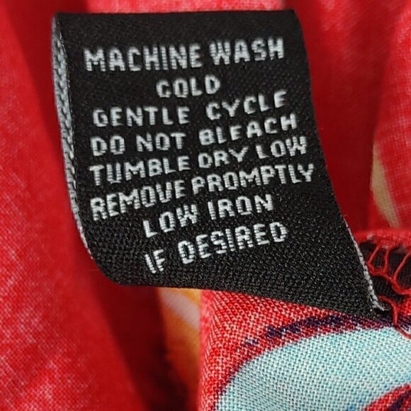 New Look Red, Orange, Blue, White, Floral Mini Dress Size Medium - Picture 10 of 10